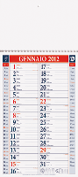 Calendario Olandese Maxi mod. CAL 516