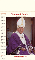 Calendario Giovanni Paolo II mod. CAL 026