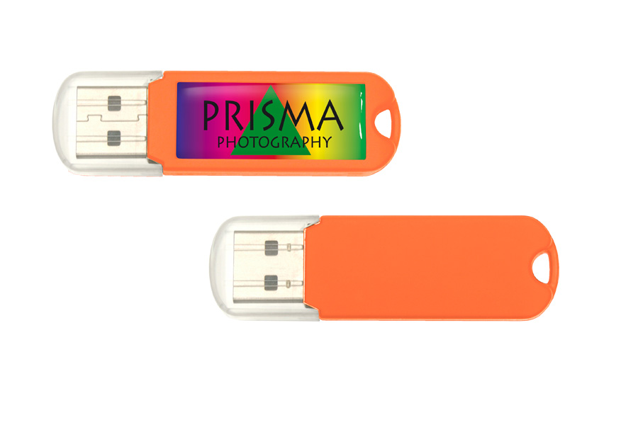 Chiavette USB personalizzate QUADRICROMIA da 4 GB mod. PRE 0