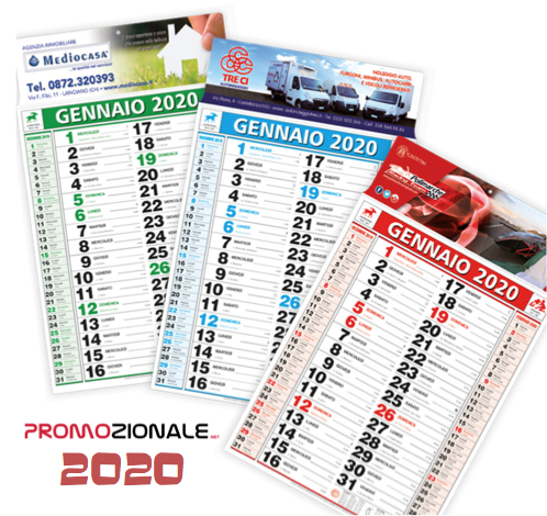 Calendario Olandese PASSAFOGLIO mod. CA 550