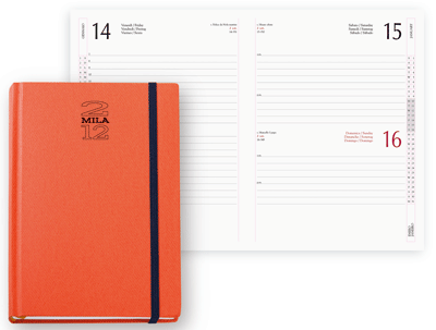 Agenda giornaliera elastico mod. 455