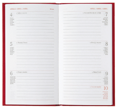 Agenda tascabile settimanale mod. 550