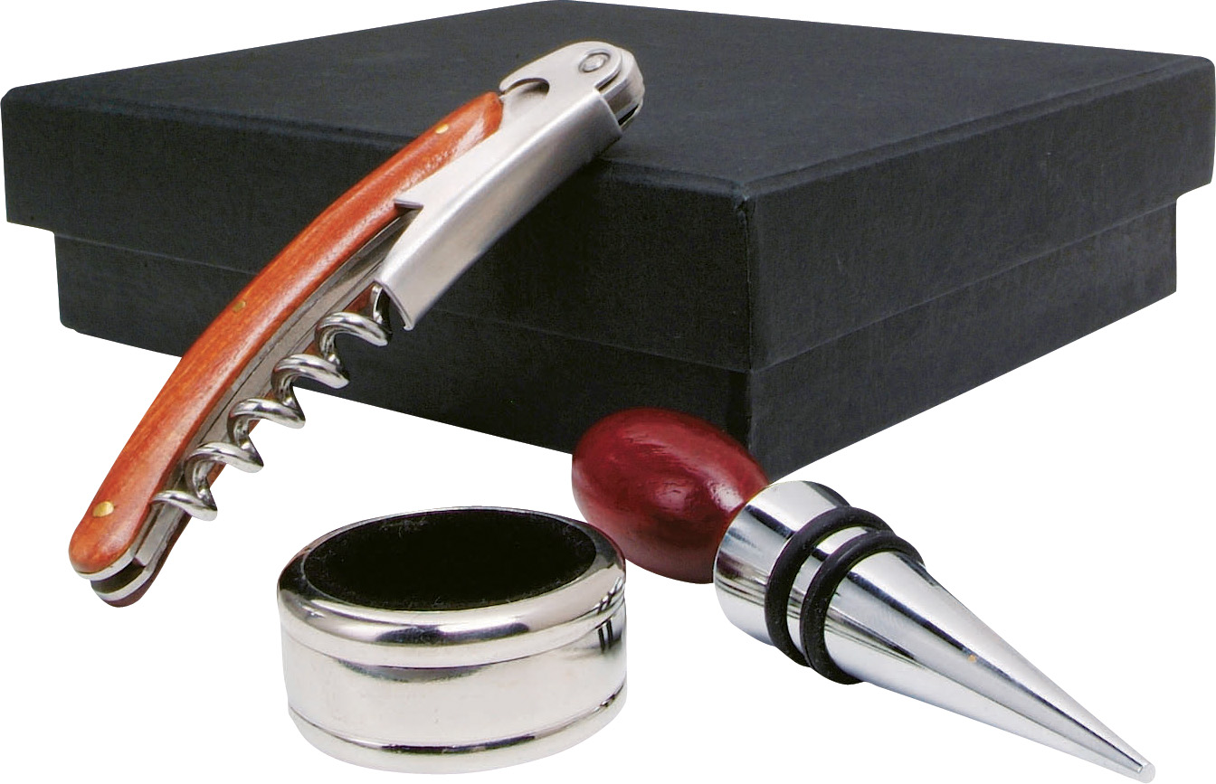 Set Vino 3 pezzi in confezione regalo mod. PEF 400V