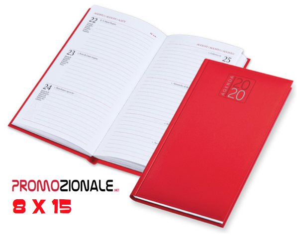 Agenda tascabile 8 x 15 settimanale mod. CG-550