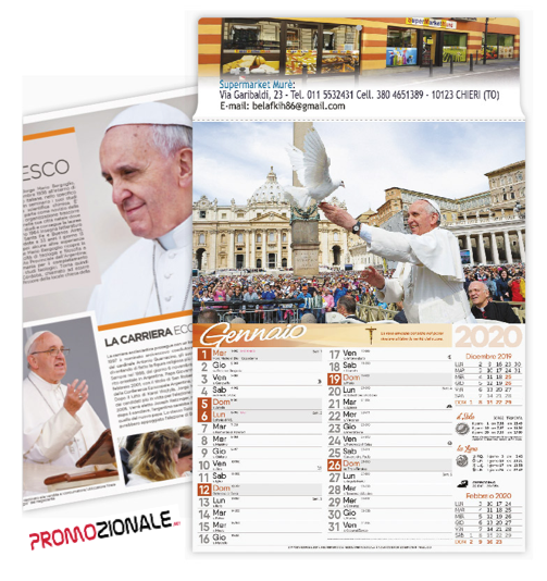 Calendario da muro PAPA FRANCESCO RC 101