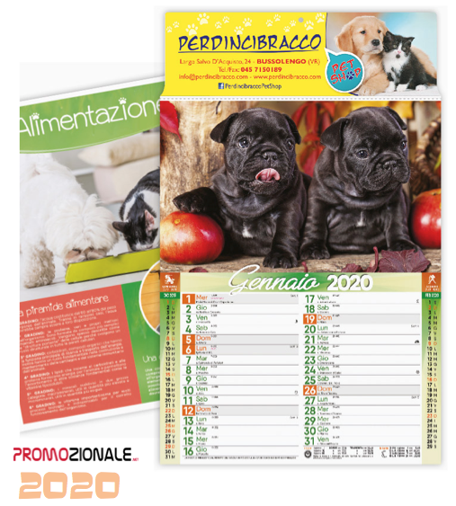 Calendario CANI e GATTI mod. CA-108