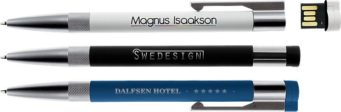 Chiavette USB PENNA, personalizzate da 2 GB mod. 34D