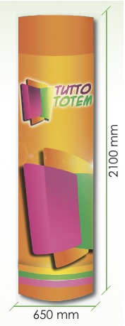 Totem pubblicitari in cartone autoportanti mod. ALFA iper