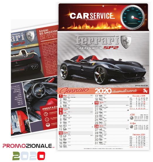 Calendario personalizzato AUTO SPORTIVE CA-162