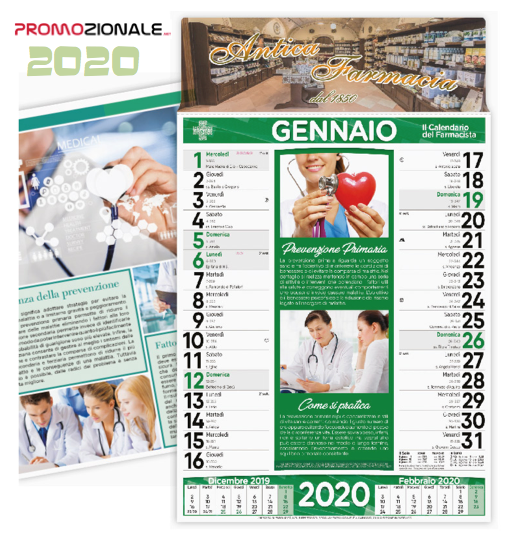 Calendario da muro FARMACIA mod. RC-154