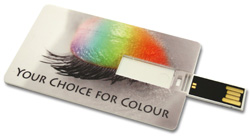Chiavette USB personalizzate da 2 GB mod. card DE