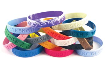 Braccialetti personalizzati in silicone art. SIL 300
